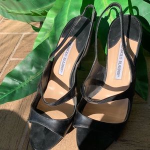 Authentic Manolo Blahnik sandal heels